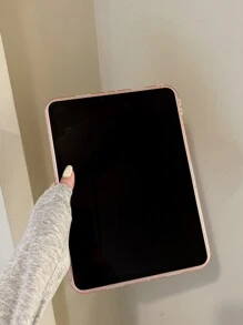 1 Pink Frosted Colorblock TPU Tablet Case - Pink - View 3