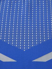 Manfinity Sport Corelite Hombres Camiseta deportiva reflectante cinta de manga raglán - Azul - Ver 4