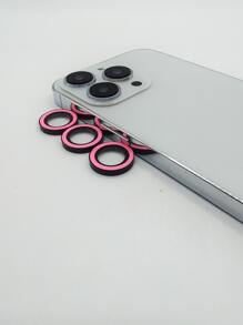 Glow In The Dark Eagle Eye Phone Lens Protector Compatible With iPhone - Pink - View 4