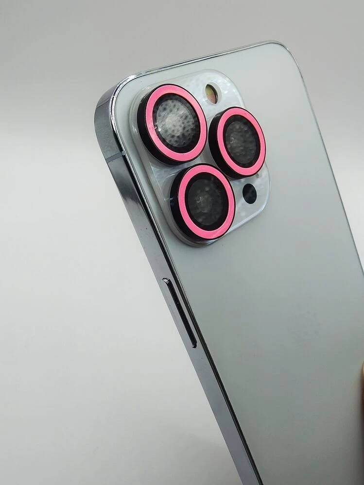 Glow In The Dark Eagle Eye Phone Lens Protector Compatible With iPhone - Pink - View 5