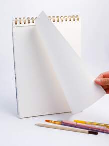 1 pieza Bloc de dibujo con patrón al azar - Multicolor - Ver 2