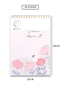 1 pieza Bloc de dibujo con patrón al azar - Multicolor - Ver 3