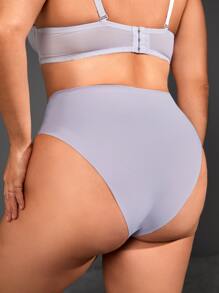 Plus Plain Simple Panty - Lilac Purple - View 2