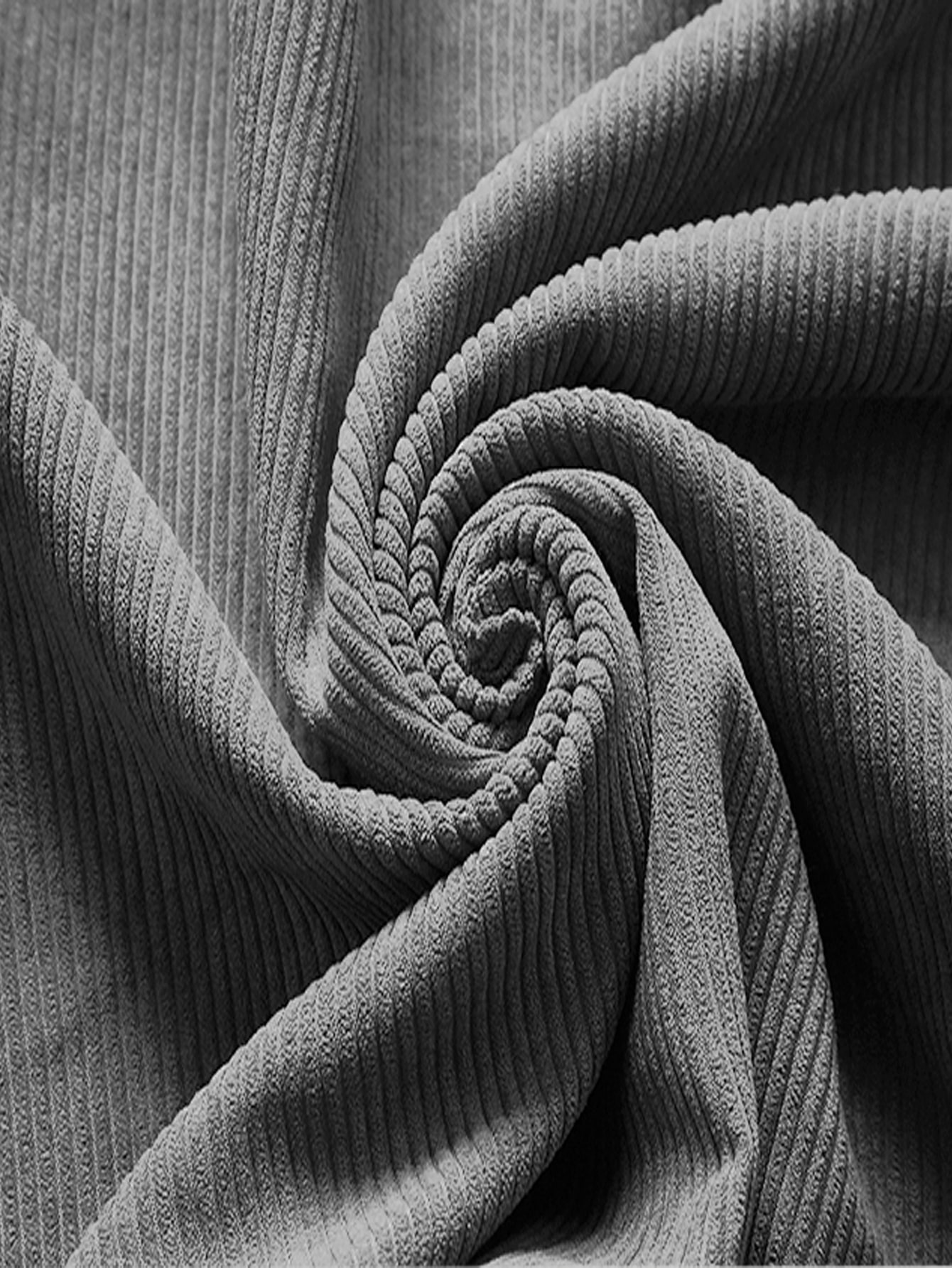 Men Zip Up Patched Corduroy Jacket SHEIN USA