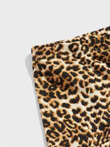 Men's Leopard Print High Stretch Fabric Naughty Swim Trunks