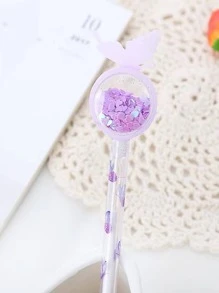 4入組蝴蝶樣式隨機中性筆 - 彩色 - 查看 6