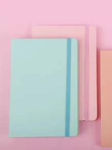 1 pieza Cuaderno color caramelo de color aleatorio adecuado para tomar notas en la escuela y la oficina - Multicolor - Ver 3