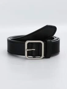 1 件黑色复古装饰正装裤皮带夏季、秋季、万圣节