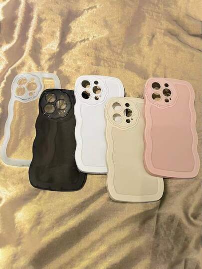 5pcs Solid Phone Case