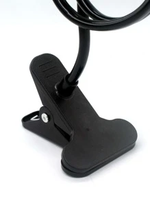 Soporte para teléfono de cuello de cisne minimalista - Negro - Ver 4