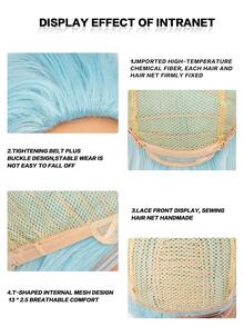 Tóc giả tổng hợp dài thẳng - Nhiều màu - Xem 6