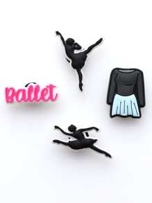 4入組舞女和洋裝設計鞋飾