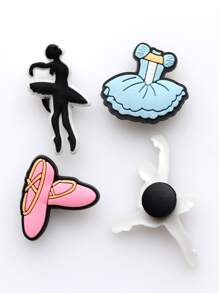 4入組舞女和洋裝設計鞋飾