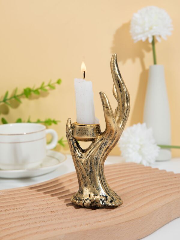 1pc Hand Shaped Candle Holder SHEIN USA