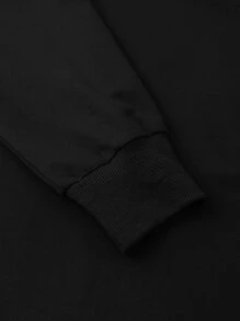 Manfinity Men Christmas Print Sweatshirt - Black - View 4