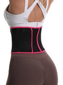 运动户外对比绑带合成橡胶运动腰带塑身腰部训练器紧身胸衣健身房配件腹部瘦身腰带，腹部瘦身束腰带