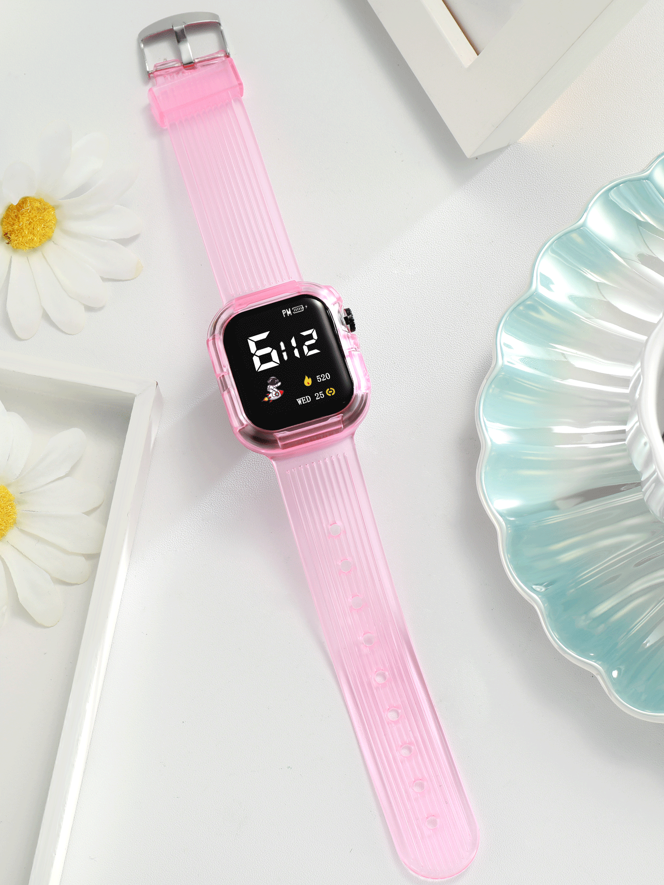 Kids Square Electronic Watch SHEIN USA