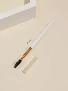 便携式眉刷 1 支装，眉刷，螺旋刷，化妆工具，眉刷，眼影刷，螺旋刷，赠品 - 彩色 - 查看 5