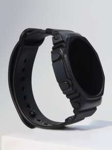 Hombres Reloj digital LED pantalla digital - Negro - Ver 2