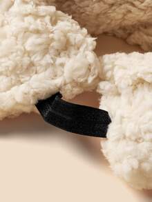 Dây buộc tóc mờ trang trí tai hoạt hình cho bé - Màu be - Xem 3