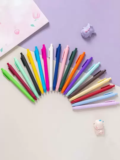 6入組混色隨機中性筆