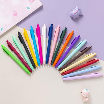 6入組混色隨機中性筆