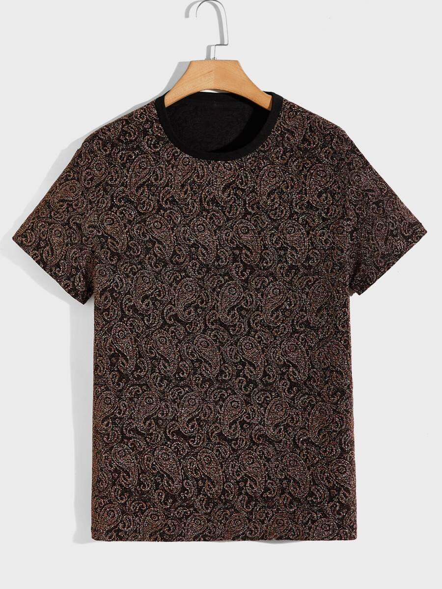 Manfinity Men Allover Paisley Print Tee - Multicolor - View 1