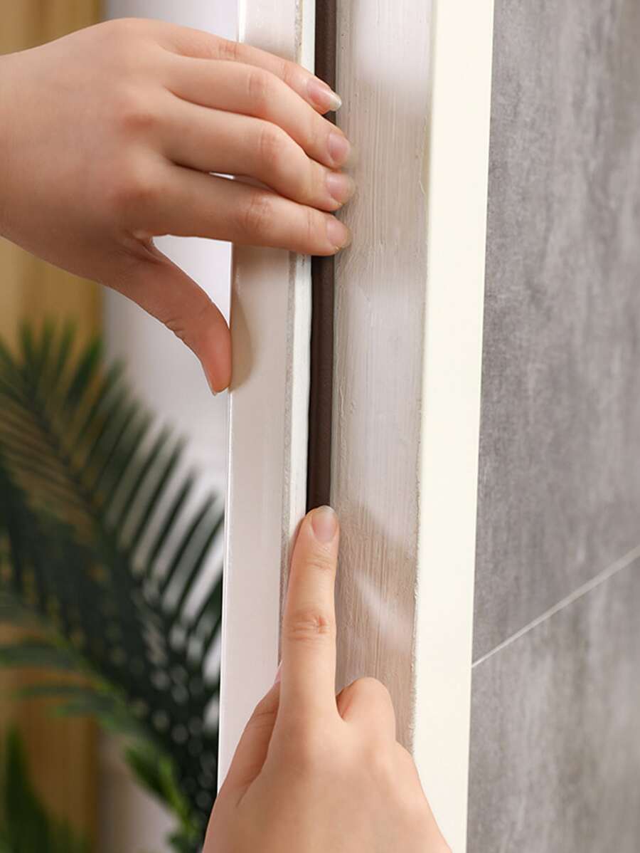 1roll Sound-proof Door & Window Sealing Strip - Brown - View 1