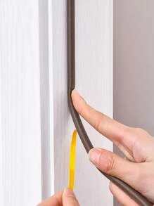 1roll Sound-proof Door & Window Sealing Strip - Brown - View 6