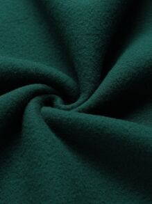 SHEIN EZwear 字母圖案加絨內裏運動衫