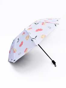 1pc Lemon & Letter Graphic Umbrella - Multicolor - View 3