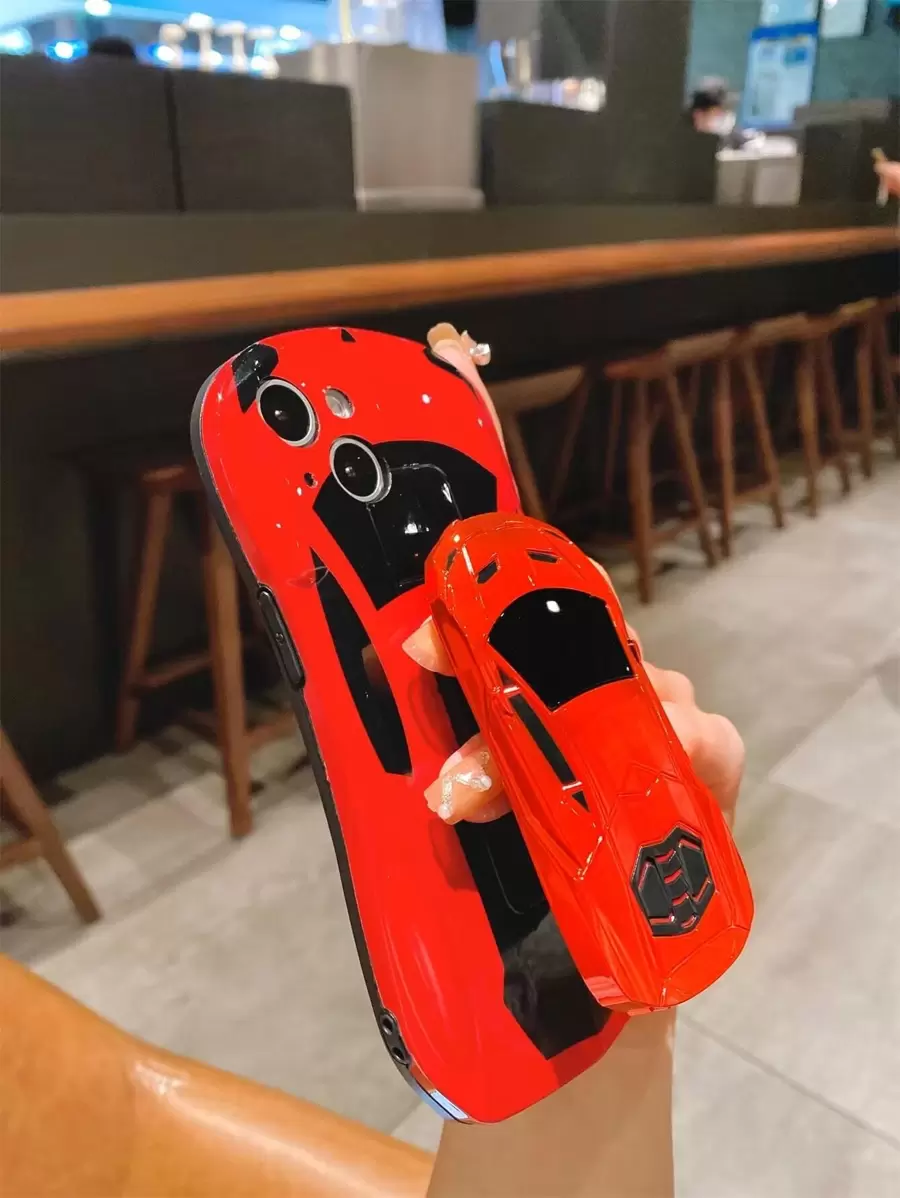 苹果时尚赛车IMD软硬混合保护手机壳，防摔、防汗、防指纹、防刮，兼容防水防震