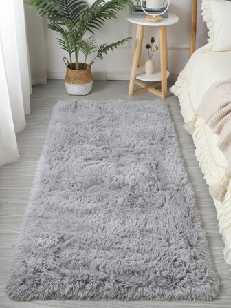 1pc Soft Bedroom Rug,Plush Household Rug,Fluffy Rug,Area Rug,Solid Fuzzy Rug ,Room Decor