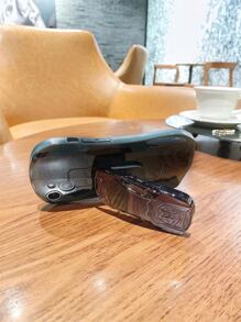 时尚跑车 IMD 软硬混合防震防汗防指纹防刮保护手机壳兼容 iPhone - 黑色 - 查看 6