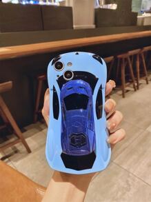 Ốp lưng điện thoại bảo vệ mềm & cứng IMD thời trang thể thao, chống rơi, chống mồ hôi, chống vân tay, không phai màu, tương thích với iPhone - Màu xanh lam - Xem 7