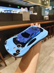 Ốp lưng điện thoại bảo vệ mềm & cứng IMD thời trang thể thao, chống rơi, chống mồ hôi, chống vân tay, không phai màu, tương thích với iPhone - Màu xanh lam - Xem 8