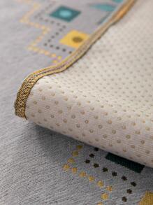 1入組幾何樣式防滑沙發巾