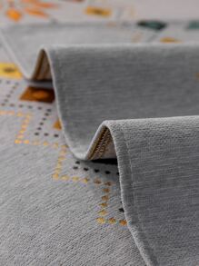 1入組幾何樣式防滑沙發巾