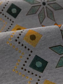 1入組幾何樣式防滑沙發巾