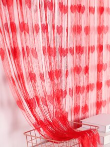1pc Heart Pattern Party Backdrop