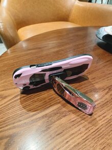 Fashionable Race Car IMD Soft & Hard Protective, Anti-Sweat, Anti-Fingerprint, Scratch-Resistant, Non-Fading Phone Case Compatible With Iphone - Pink - View 6