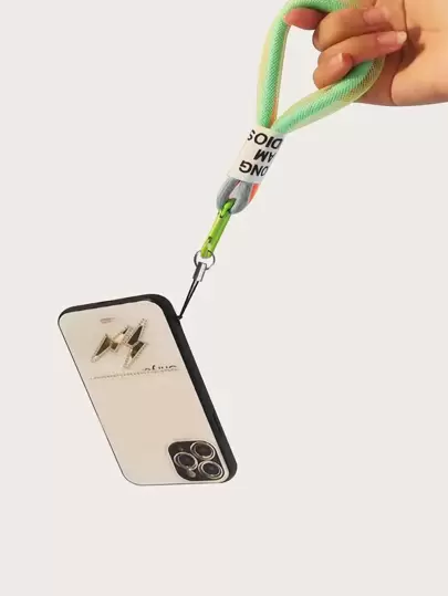 撞色手機掛繩