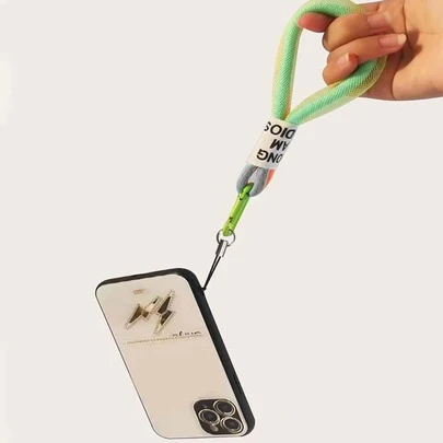 撞色手機掛繩