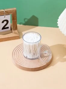 2个/4个/套 四叶草造型收纳盒，化妆品收纳盒，可收纳口红、清洁棉签、化妆海绵等，适用于浴室、卧室，装饰实用，可收纳化妆品，旅行必备，美妆好物，化妆包，化妆刷收纳盒，女士礼物，圣诞礼物，女士送礼佳品 - 無色 - 查看 4