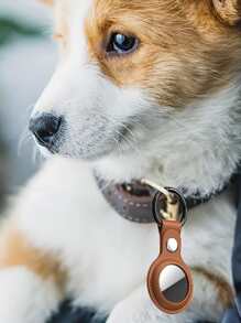 1 x Bao da PU tương thích Apple AirTag - màu nâu - Xem 4