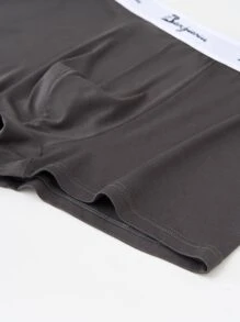 Men 5pcs Letter Graphic Boxer Brief - Multicolor - View 5