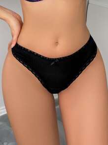 5pack Contrast Lace Panty - Multicolor - View 6