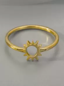nhẫn trang trí mặt trời - Vàng - Xem 2