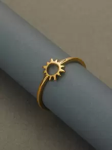 nhẫn trang trí mặt trời - Vàng - Xem 4