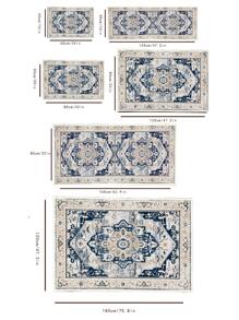 Geometric Pattern Outdoor Quick-Drying Rug ,Room Decor - Multicolor - View 5